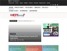 Tablet Screenshot of hotspotsmagazine.com